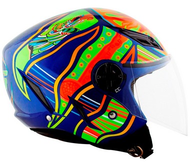 Capacete AGV Blade Five Continents - Azul 